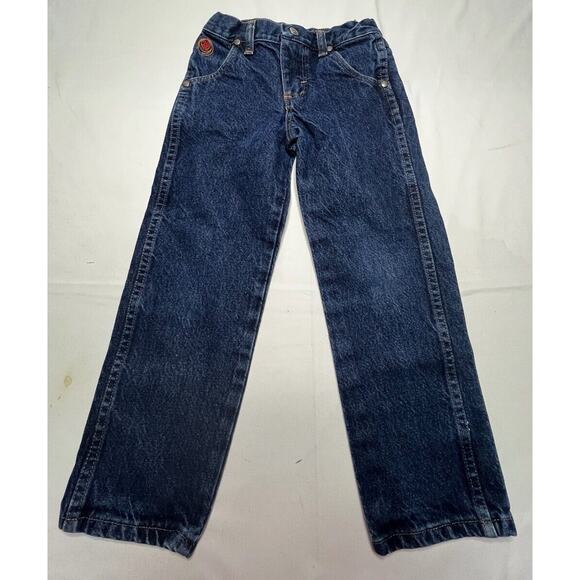 Wrangler 20X Youth Boy's Straight Leg Adj Waist Jeans - Size 5 Reg (22x19) - Picture 1 of 6